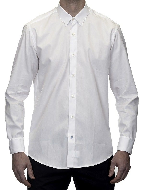 camisa blanca pico
